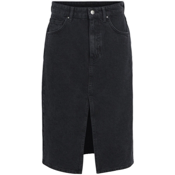 Object Krátké sukně Noos Harlow Midi Skirt - Black - Černá