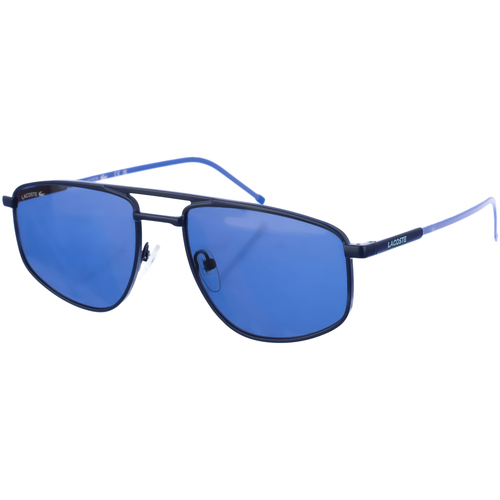 Hodinky & Bižuterie Muži sluneční brýle Lacoste L254S-401 Modrá