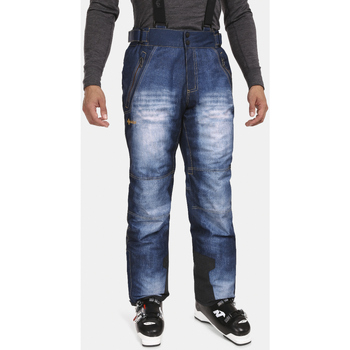 Textil Kalhoty Kilpi Pánské lyžařské kalhoty  DENIMO-M Modrá