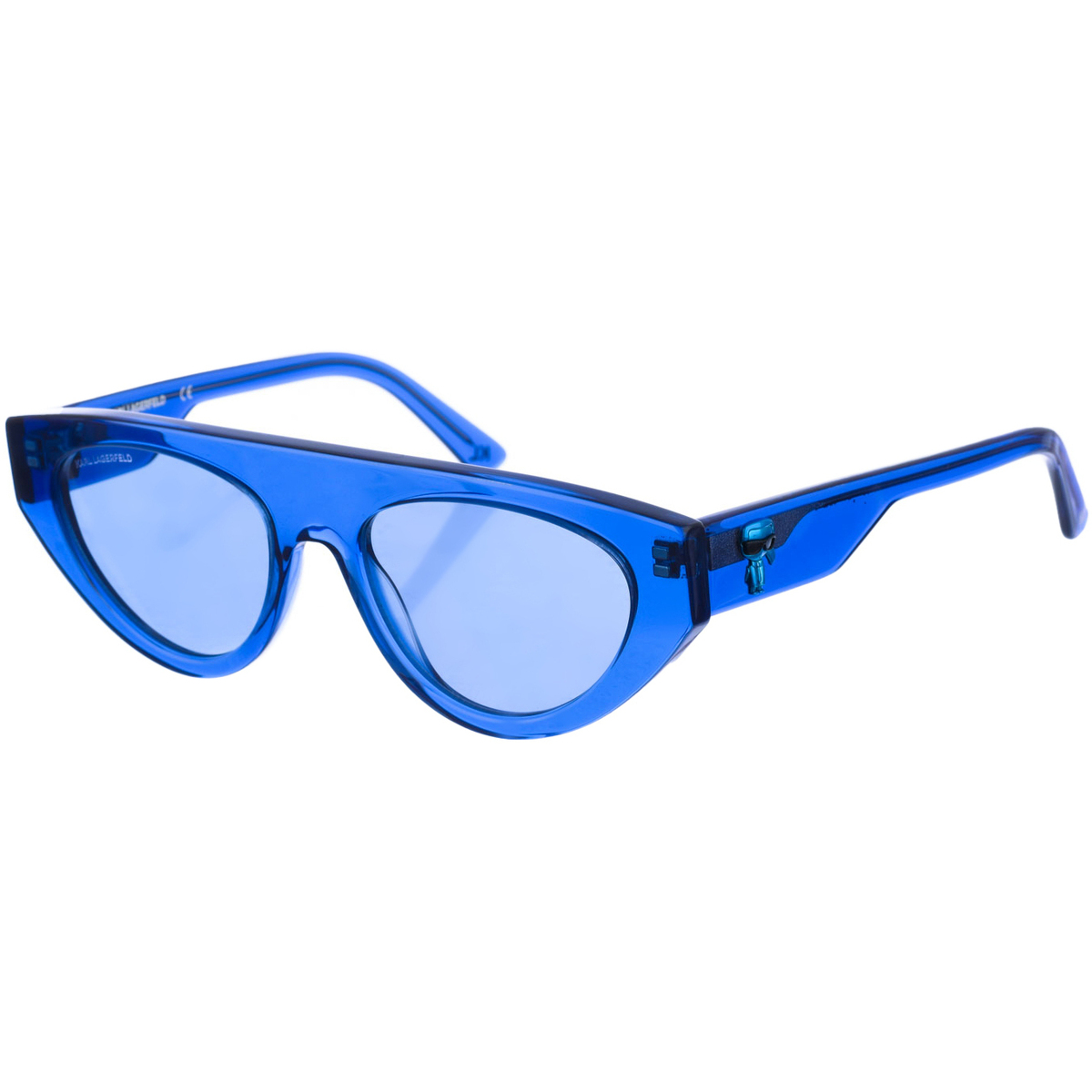 Hodinky & Bižuterie Ženy sluneční brýle Karl Lagerfeld KL6043S-424 Modrá