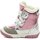 Boty Dívčí Kotníkové boty Wojtylko 3Z24099 růžové dětské zimní boty Růžová