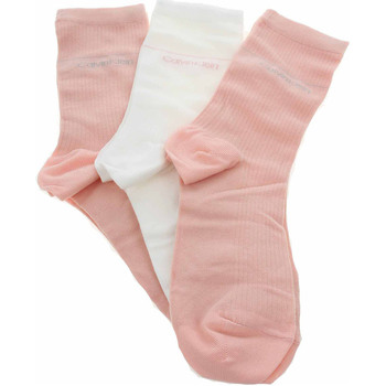 Spodní prádlo Ponožky Calvin Klein Jeans dámské ponožky 701224982003999 pink combo Růžová