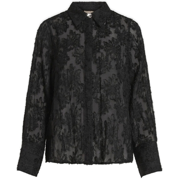 Textil Ženy Halenky / Blůzy Vila Kyoto Shirt L/S - Black Černá