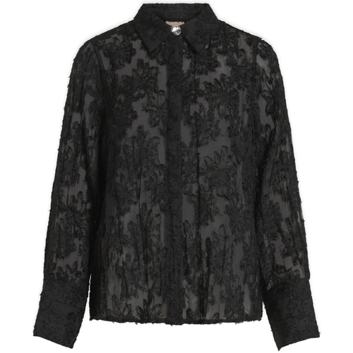 Textil Ženy Halenky / Blůzy Vila Kyoto Shirt L/S - Black Černá