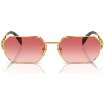 Hodinky & Bižuterie sluneční brýle Prada Occhiali da Sole  PRA51S 5AK40C Zlatá