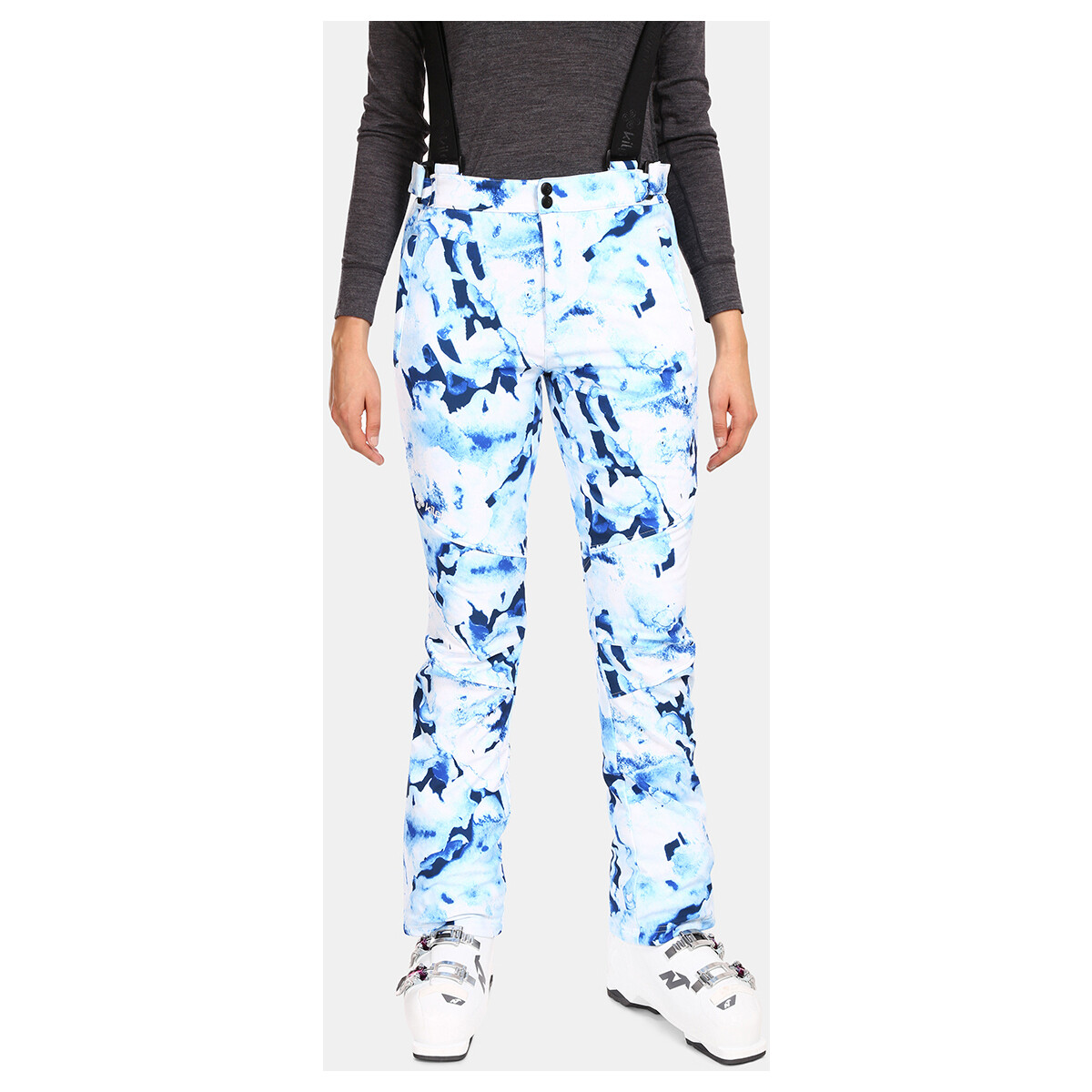 Textil Kalhoty Kilpi Dámské softshellové lyžařské kalhoty  TORIEN-W Bílá
