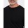 Textil Muži Trička s krátkým rukávem Ombre Pánské tričko s dlouhým rukávem Eliwn černá Černá