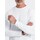 Textil Muži Trička s krátkým rukávem Ombre Pánské tričko s dlouhým rukávem Eliwn bílá Bílá