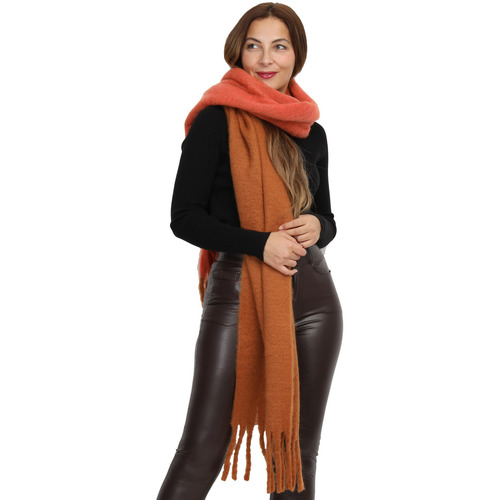 Textilní doplňky Ženy Šály / Štóly La Modeuse 69408_P161550 Oranžová