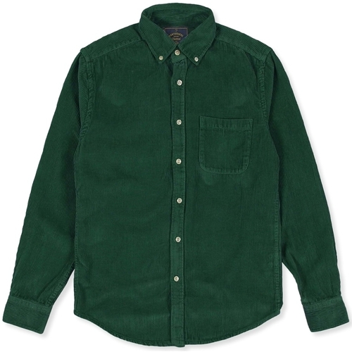 Textil Muži Košile s dlouhymi rukávy Portuguese Flannel Lobo Shirt - Green Zelená