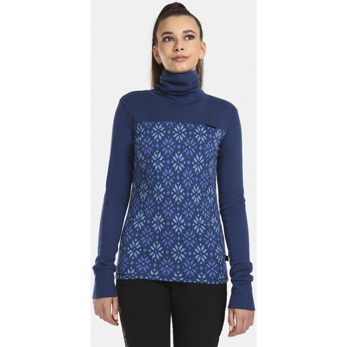 Textil Trička s dlouhými rukávy Kilpi Dámské termoprádlo  JANNU-W Modrá