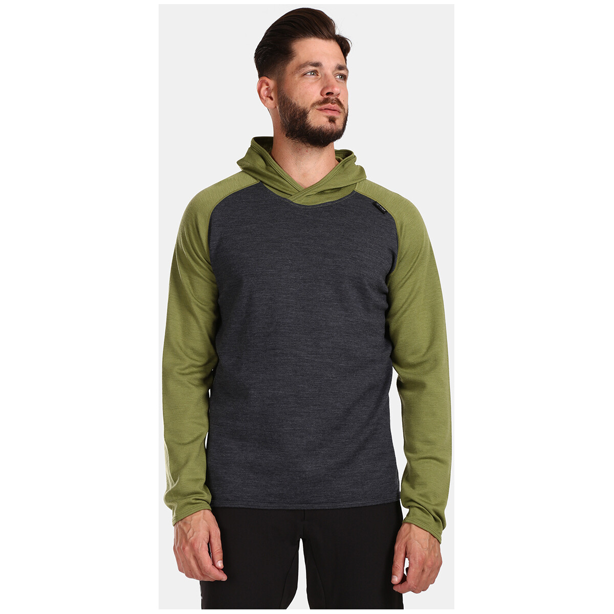 Textil Svetry Kilpi Pánský svetr s merino vlny  MOSEO-M Zelená