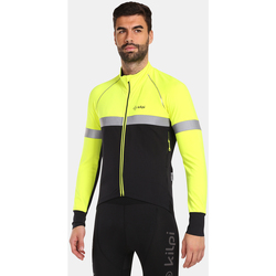 Textil Bundy Kilpi Pánská softshellová cyklistická bunda  NERETO-M Žlutá