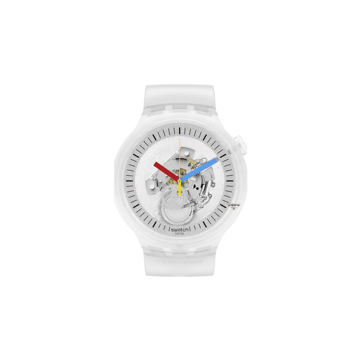 Hodinky & Bižuterie Ručičkové hodinky Swatch Orologio   -  - SB01K100 Bílá