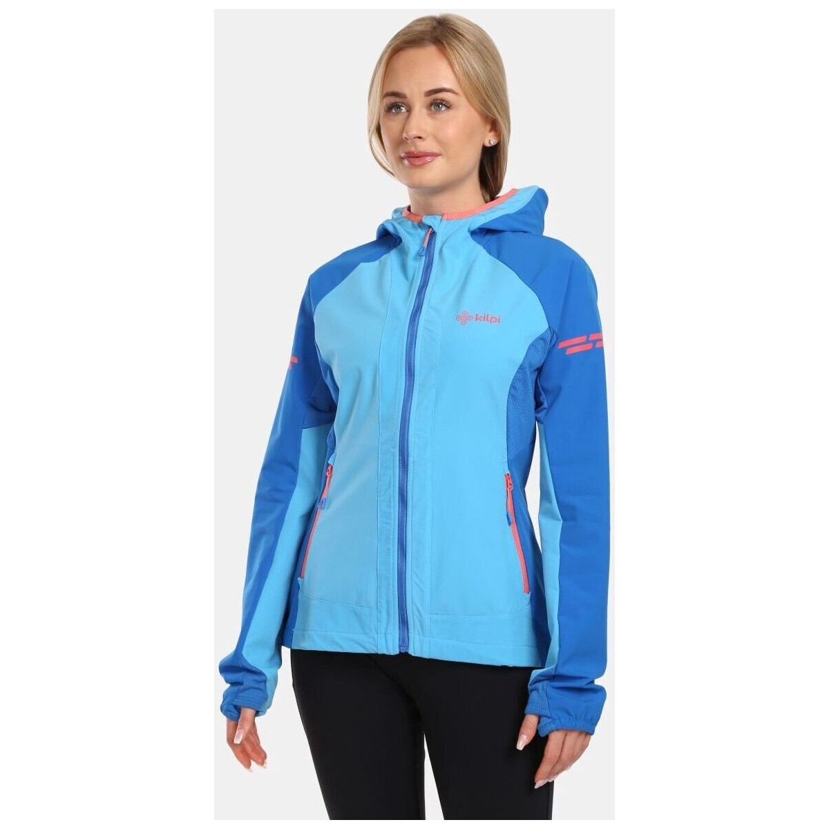 Textil Bundy Kilpi Dámská běžecká bunda  BALEO-W Modrá