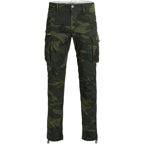 Textil Muži Teplákové kalhoty Jack & Jones 12133699 Zelená