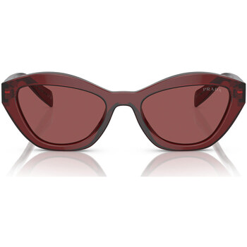 Hodinky & Bižuterie sluneční brýle Prada Occhiali da Sole  PRA02S 18O80B Červená