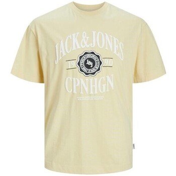 Textil Muži Trička s krátkým rukávem Jack & Jones 12251899 JORLUCCA Žlutá