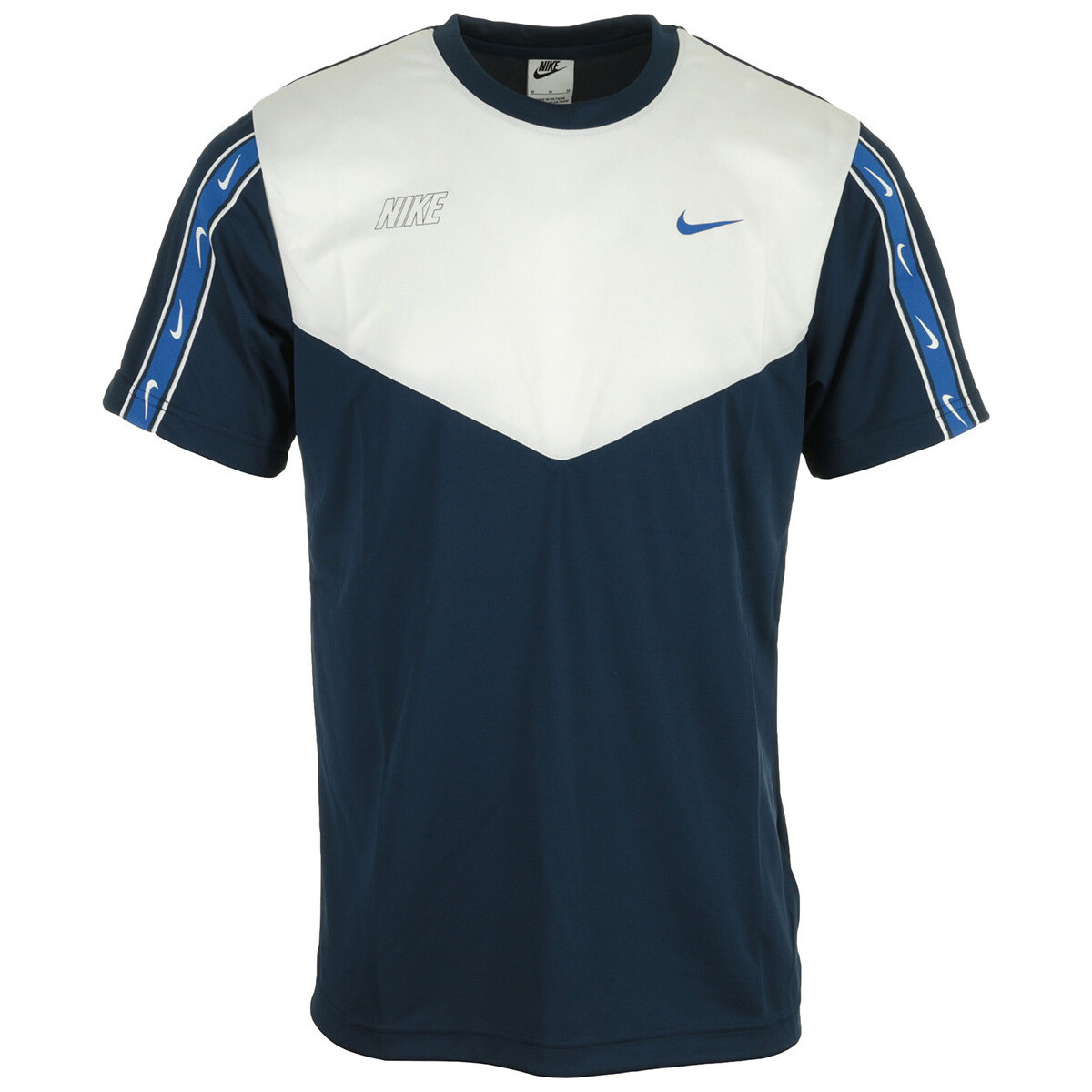 Textil Muži Trička s krátkým rukávem Nike Nsw Repeat Swoosh Pk Tee Modrá