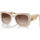 Hodinky & Bižuterie sluneční brýle Prada Occhiali da Sole  PRA08S 11O6S1 Hnědá
