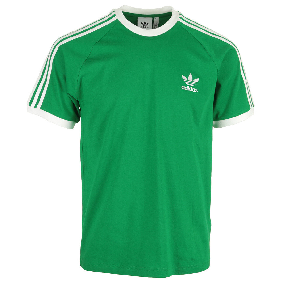 Textil Muži Trička s krátkým rukávem adidas Originals 3 Stripes Tee Shirt Zelená