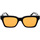 Hodinky & Bižuterie sluneční brýle Retrosuperfuture Occhiali da Sole  America Orange 0K0 Černá