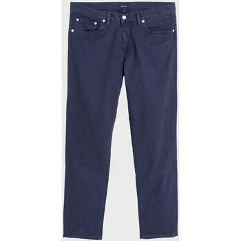 Textil Muži Kalhoty Gant 1007308 Modrá
