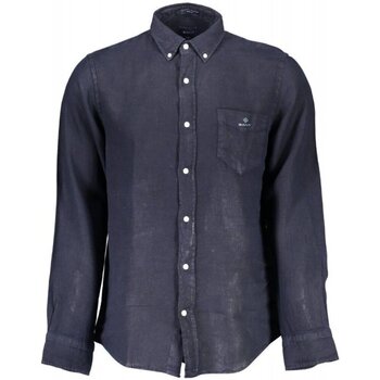 Textil Muži Košile s dlouhymi rukávy Gant 3009460 Modrá