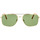 Hodinky & Bižuterie sluneční brýle Retrosuperfuture Occhiali da Sole  Volo Mineral Green TL5 Zlatá