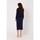 Textil Ženy Krátké šaty Makover Dámské obálkové šaty Price K172 navy Tmavě modrá