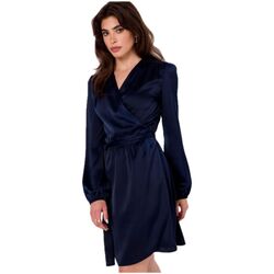 Textil Ženy Krátké šaty Makover Dámské mini šaty Thomson K175 navy Tmavě modrá