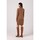 Textil Ženy Krátké šaty Bewear Dámské mini šaty Holmes BK103 hnědá Hnědá