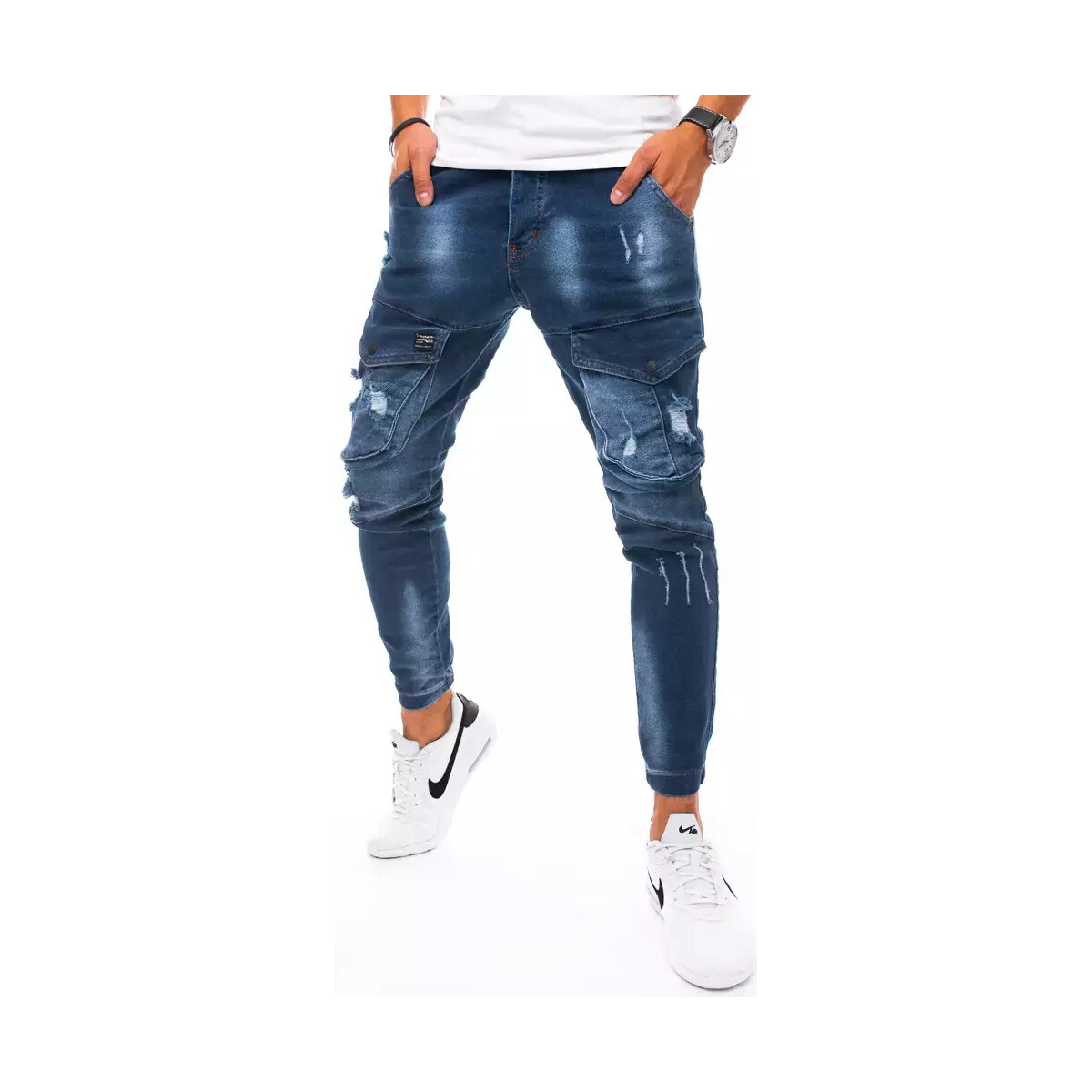 Textil Muži Rifle D Street Pánské džínové kalhoty Mia jeansová Modrá