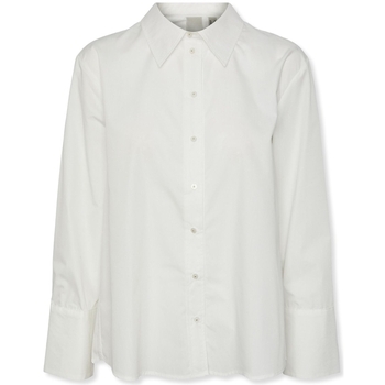 Textil Ženy Halenky / Blůzy Y.a.s YAS Roya Shirt L/S - Star White Bílá