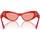 Hodinky & Bižuterie Ženy sluneční brýle D&G Occhiali da Sole Dolce&Gabbana DG4450 3088E4 Červená