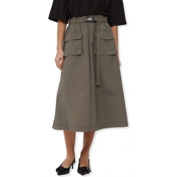 Textil Ženy Sukně Object Skirt Beccy Long - Raven Zelená