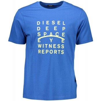 Textil Muži Trička s krátkým rukávem Diesel S4EL-T-JUST Modrá