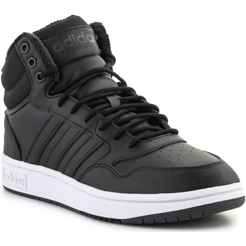 Boty Muži Kotníkové boty adidas Originals Adidas Hoops 3.0 GZ6679 Black Černá
