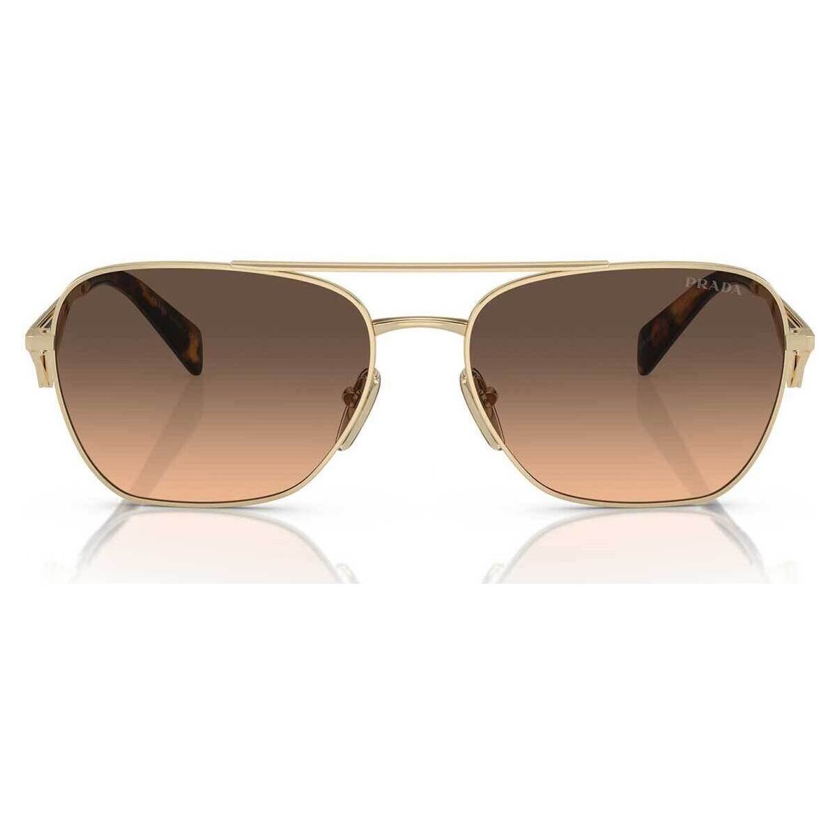 Hodinky & Bižuterie sluneční brýle Prada Occhiali da Sole  PRA50S ZVN50C Zlatá
