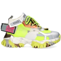 Boty Ženy Módní tenisky Exé Shoes EXÉ Sneakers XY3925-1 - Silver/Grey/Lime           