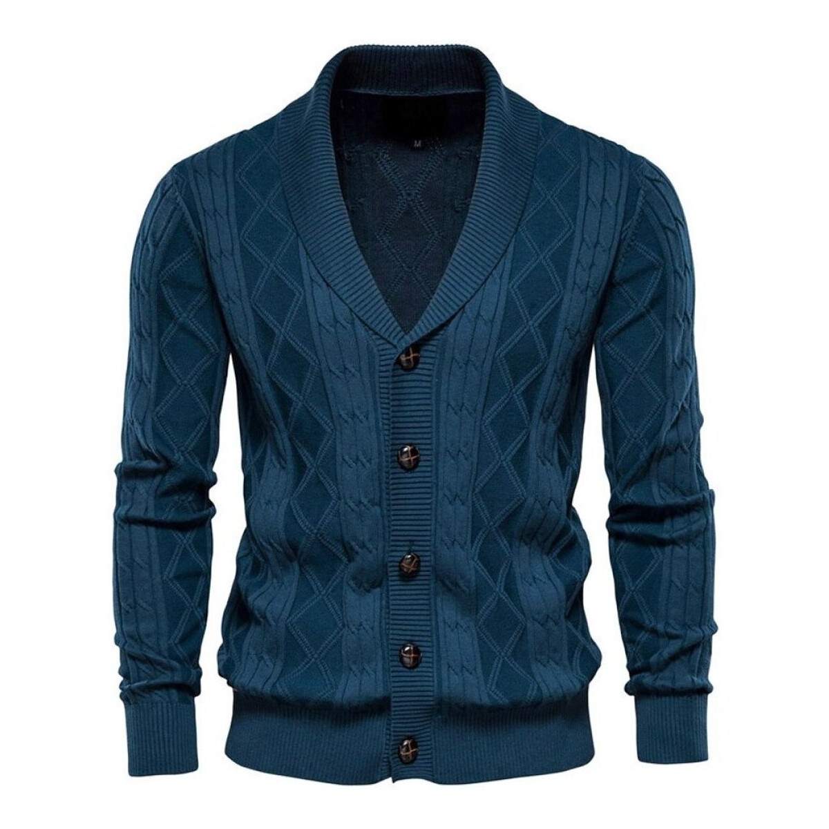 Textil Muži Svetry / Svetry se zapínáním Atom Y168_Dark_blue Modrá