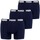 Spodní prádlo Muži Boxerky Puma CALZONCILLOS HOMBRE EVERYDAY PACK DE TRES  70120654 Modrá