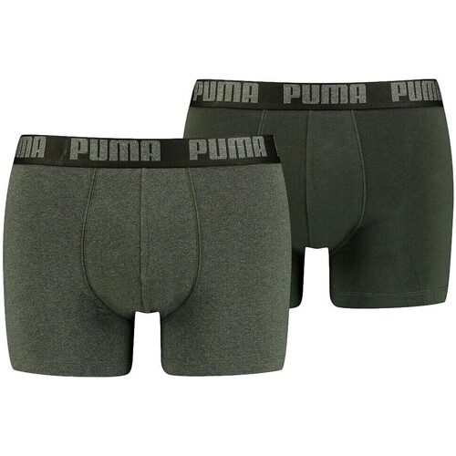 Spodní prádlo Muži Boxerky Puma CALZONCILLOS HOMBRE BOXERS PACK DE DOS  521015001 Zelená