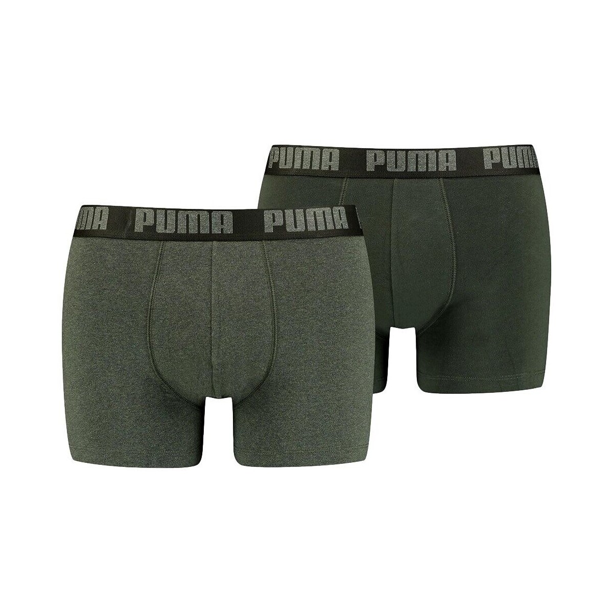 Spodní prádlo Muži Boxerky Puma CALZONCILLOS HOMBRE BOXERS PACK DE DOS  521015001 Zelená