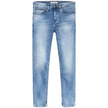 Textil Muži Kalhoty Tommy Jeans VAQUEROS SLIM HOMBRE   DM0DM09555 Modrá