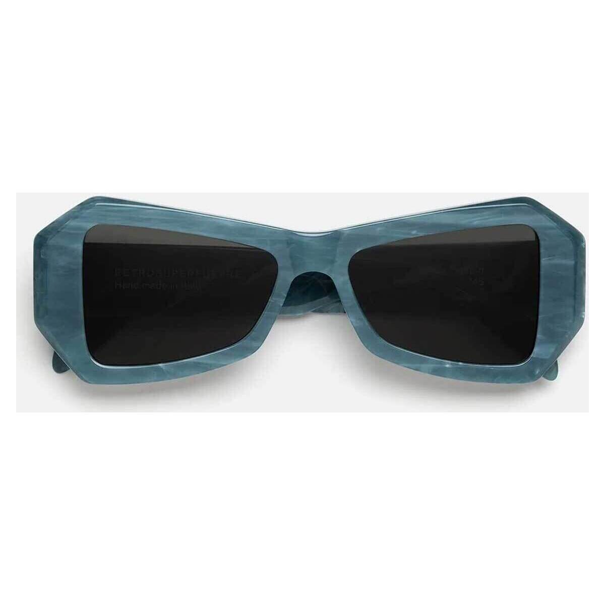 Hodinky & Bižuterie sluneční brýle Retrosuperfuture Occhiali da Sole  Tempio Blue Marble BJR Modrá
