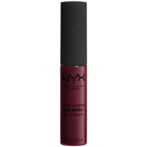 krasa Ženy Rtěnky Nyx Professional Make Up Soft Matte Metallic Cream Lipstick - Copenhagen Hnědá
