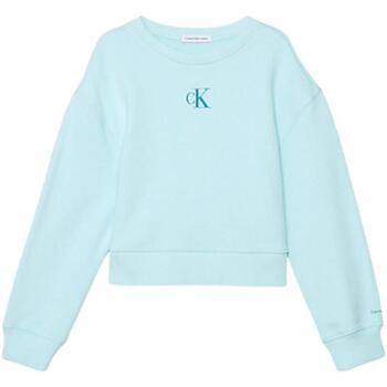 Textil Chlapecké Mikiny Calvin Klein Jeans  Modrá