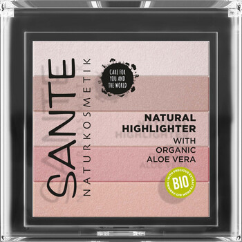 krasa Ženy Rozjasňovače Sante Natural Organic Highlighter - 02 Rose Růžová
