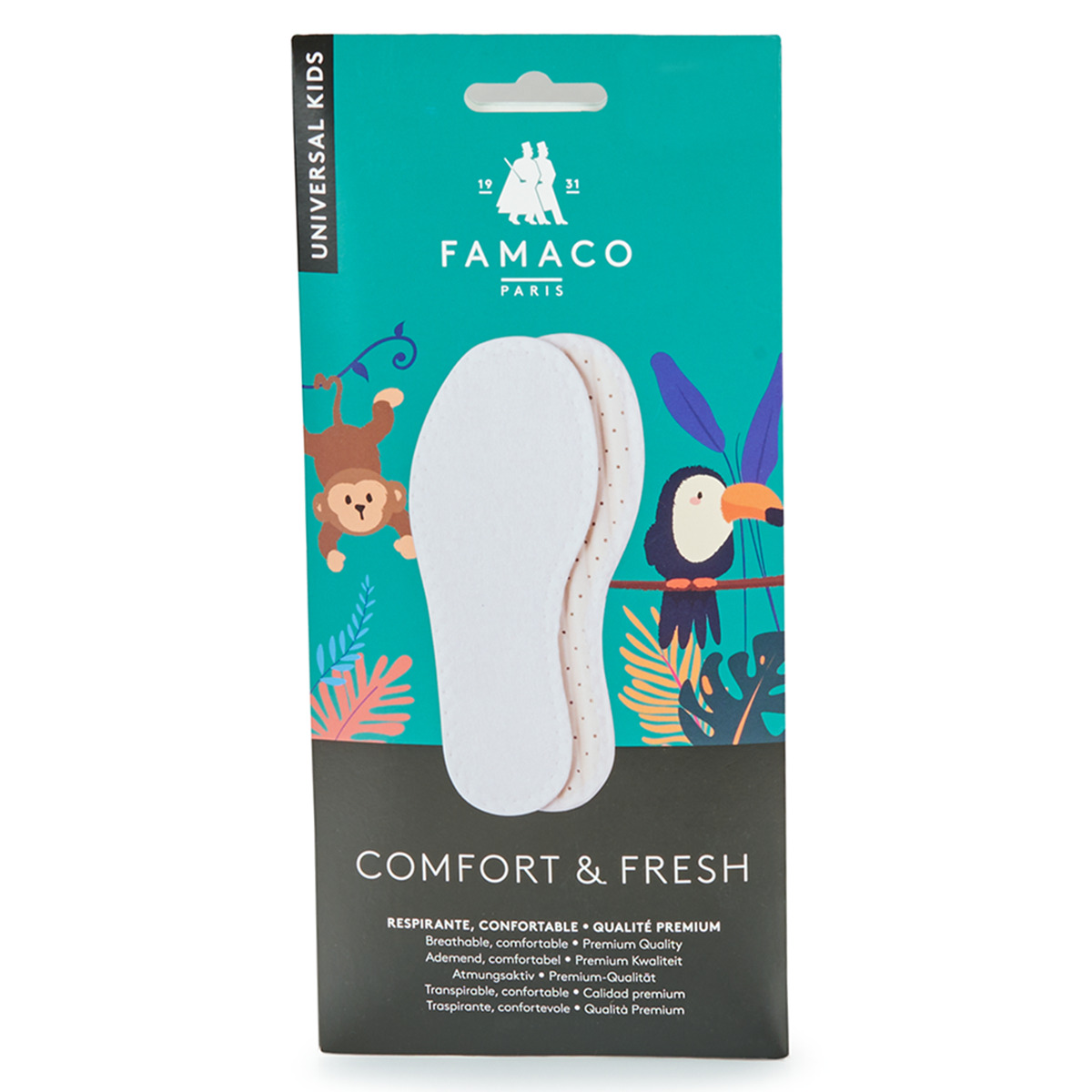 Doplňky  Děti Doplňky k obuvi Famaco Semelle confort & fresh T29 Bílá